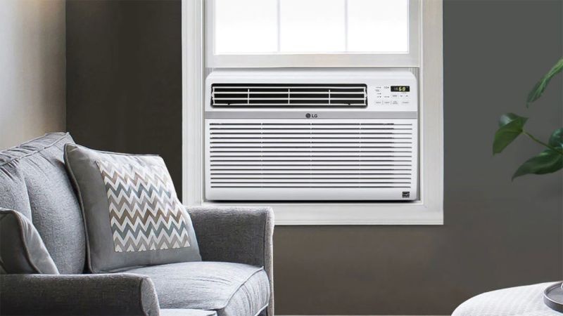 window air conditioner in room