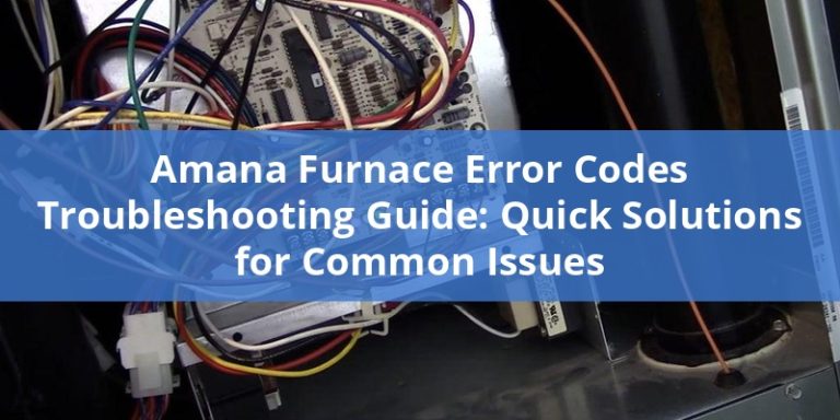 Amana Ptac Error Codes www.pickhvac.com