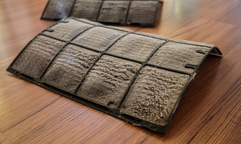 dirty air conditioner filter