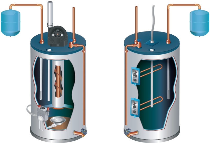 electric water heater diagram