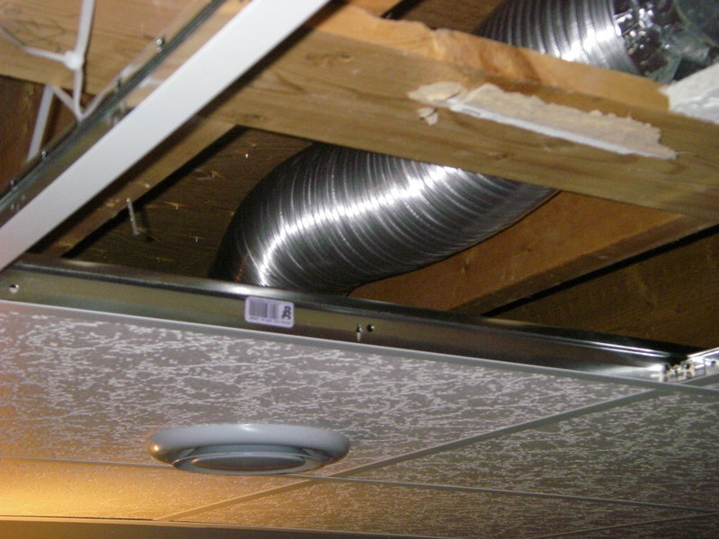 drop ceiling venting