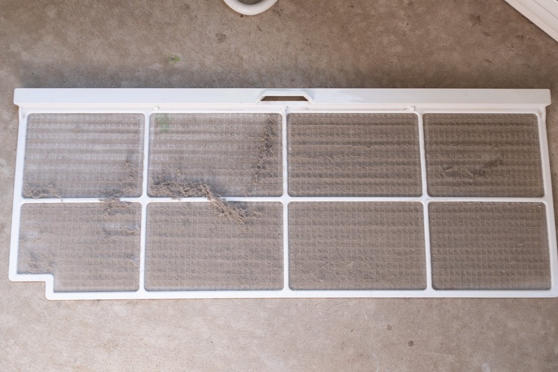 clogged air filter portable air conditioner