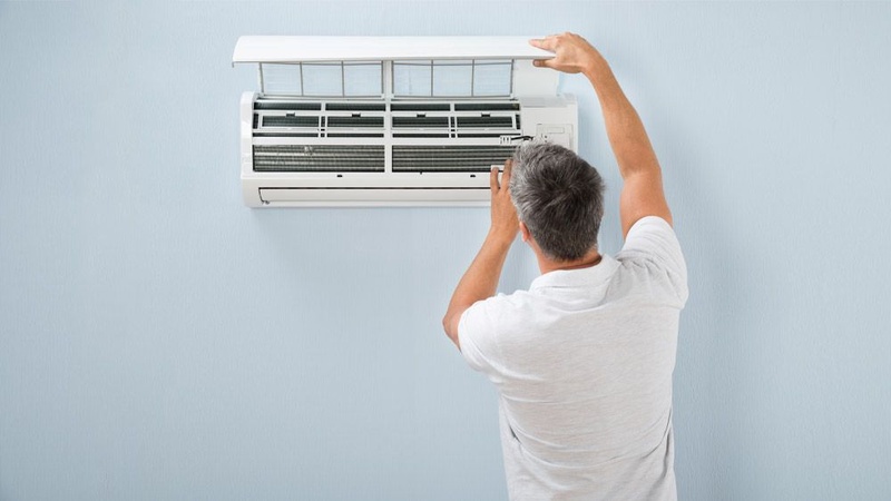 DIY air conditioner cleaning