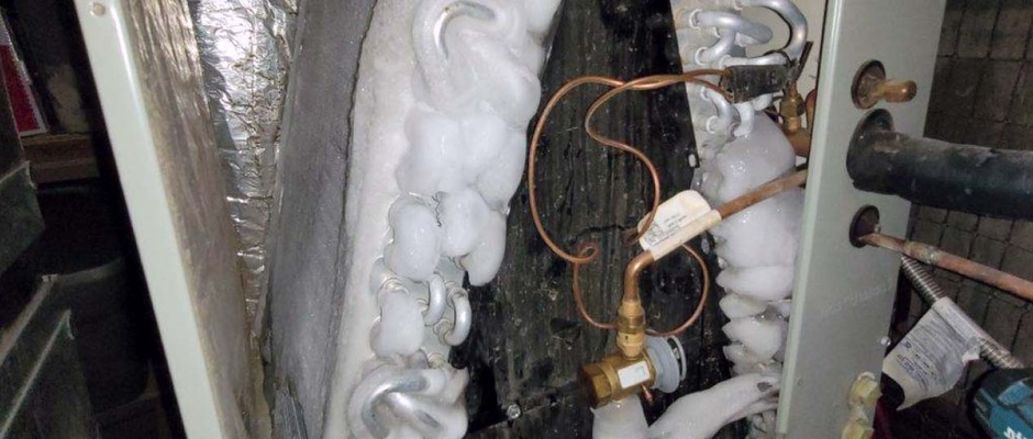 frozen evaporator coils air conditioner